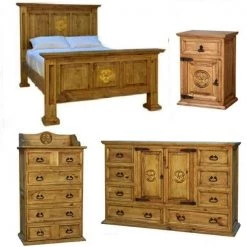 Rustic Accessories Star Madrid Bedroom Set Bedroom Sets