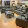 Rustic Furniture Depot Living Room Sets Montana Gray Reclining Sofa Set