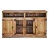 Rustic Accessories TV Stands 60" Glass Door TV Stand