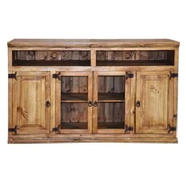 Rustic Accessories TV Stands 60" Glass Door TV Stand 3 Rustic Accessories TV Stands 60" Glass Door TV Stand
