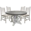 RusticHome-Furniture Large Stone Round Dining Set Dining Room Sets