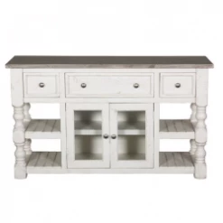 RusticHome-Furniture TV Stands Stone 60" TV Stand