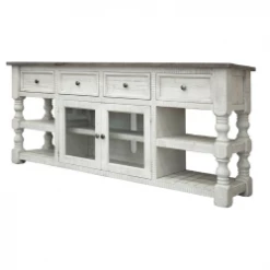 RusticHome-Furniture Stone 80" TV Stand