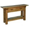 Rustic Accessories Two Drawer Sofa Table