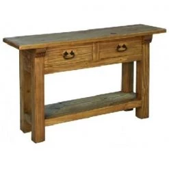 Rustic Accessories Two Drawer Sofa Table