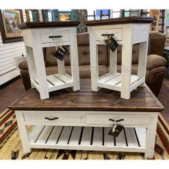 RusticHome-Furniture Wedington Occasional Table Set